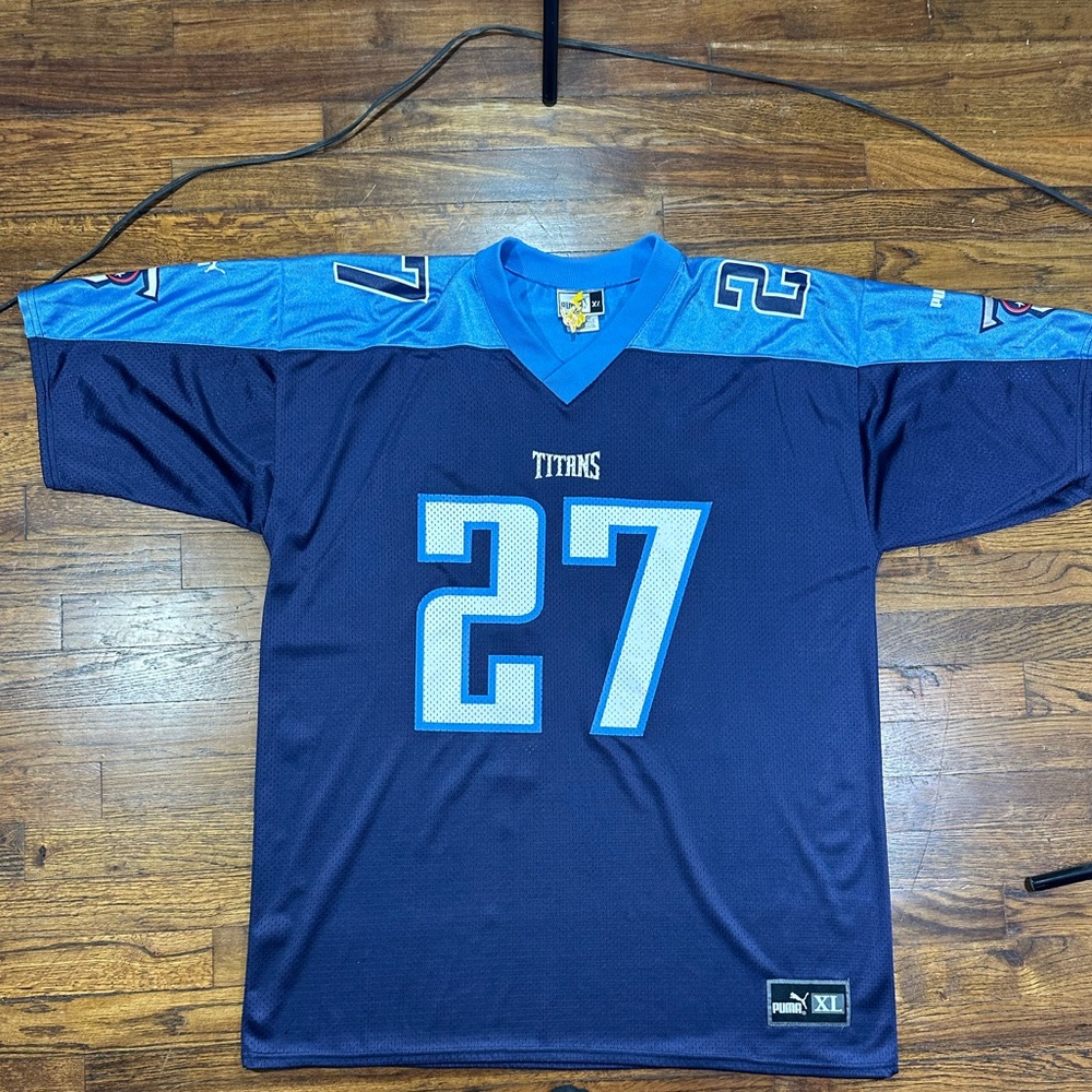 Eddie George Tennessee Titans Puma Jersey